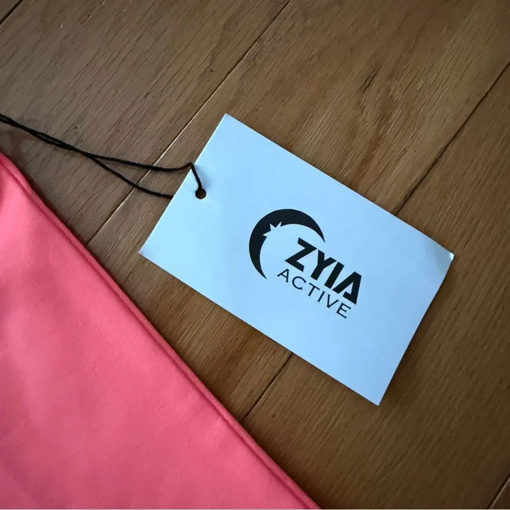 NWT Zyia Pink Flamingo Stronger Tank Size XXL Crop Top Gym Sport Yoga Running - Picture 6 of 9